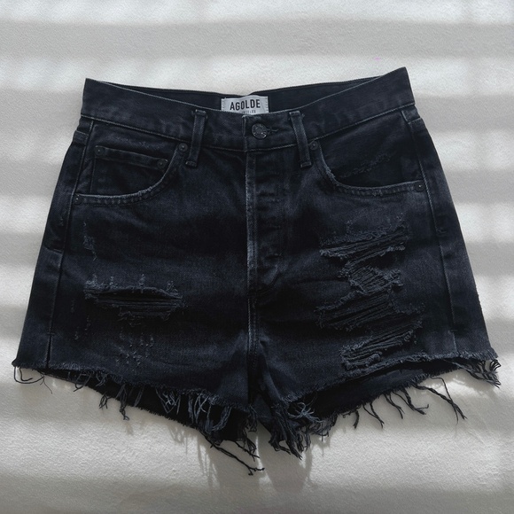 AGOLDE Jaden Cut-off Jean Short - Picture 5 of 9